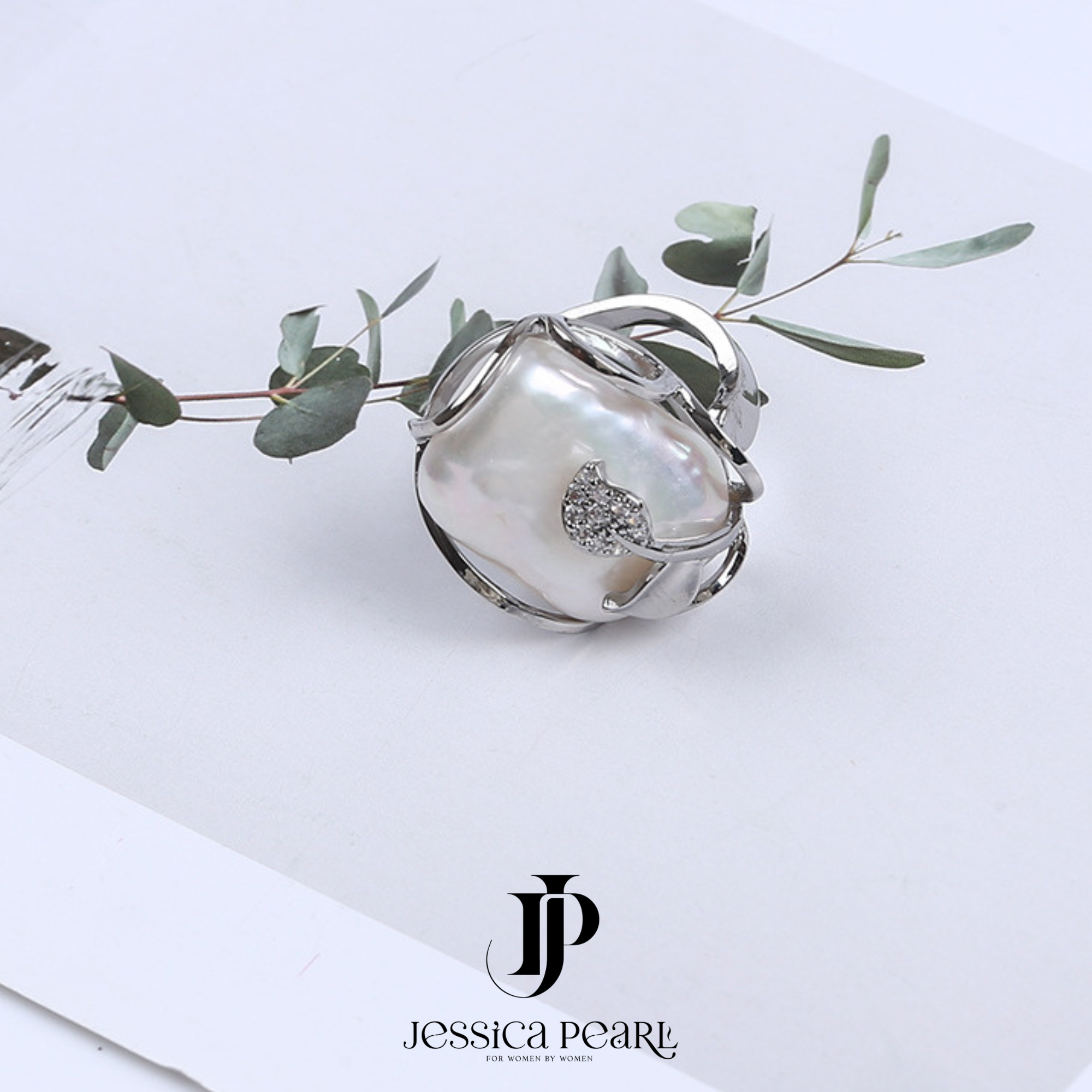  Nhẫn nữ Baroque Pearl 
