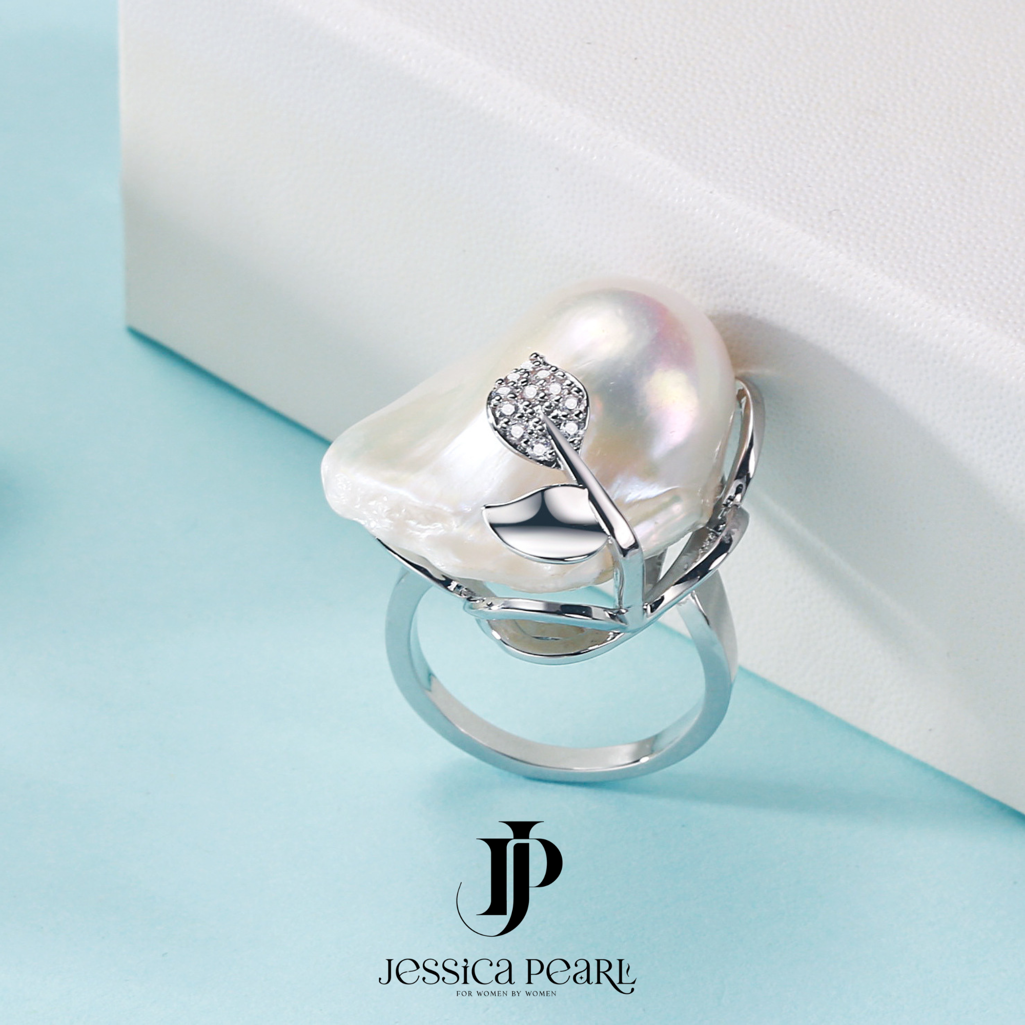  Nhẫn nữ Baroque Pearl 
