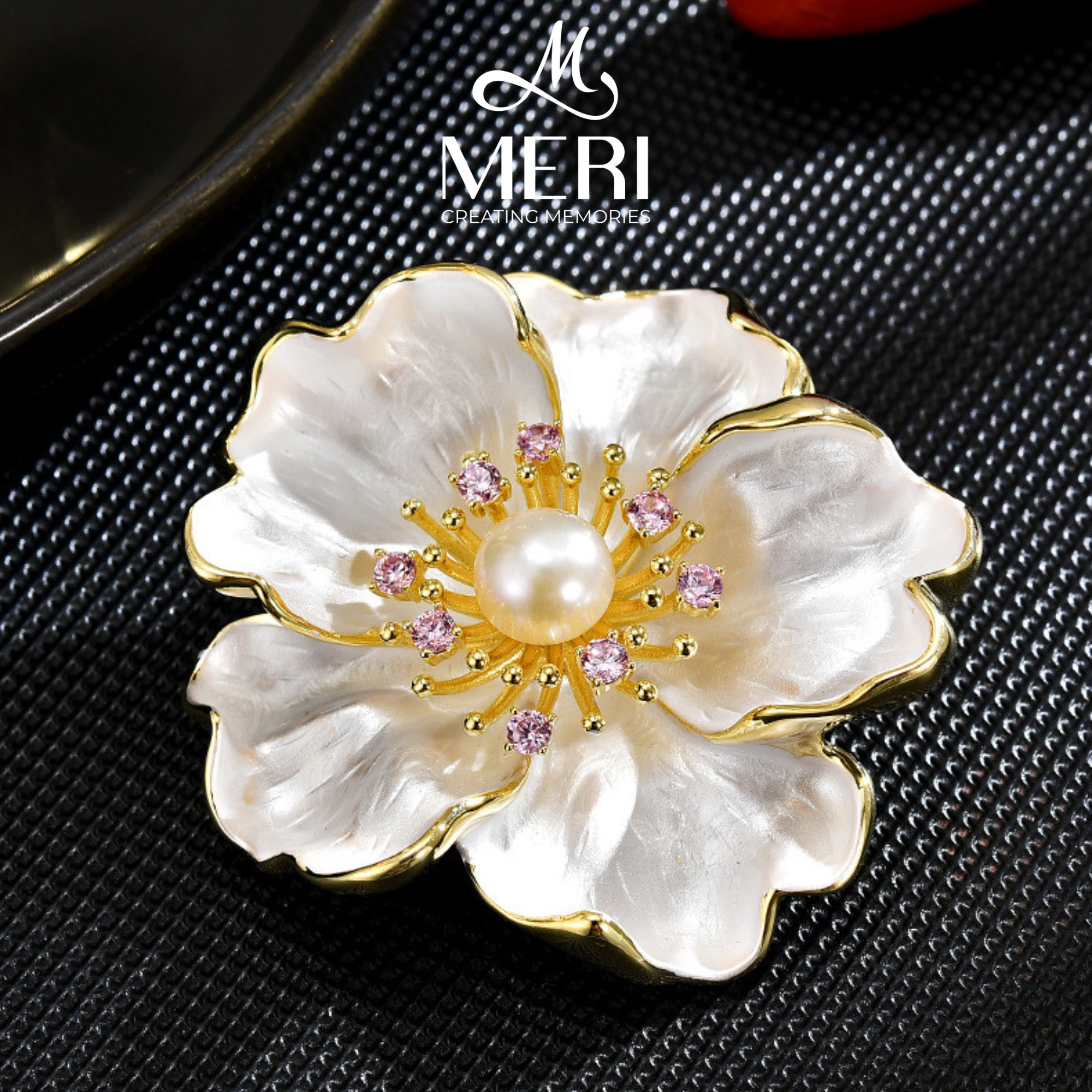  Cài áo Elegant Peony 