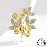  Cài áo cao cấp Leaf & Fruits 