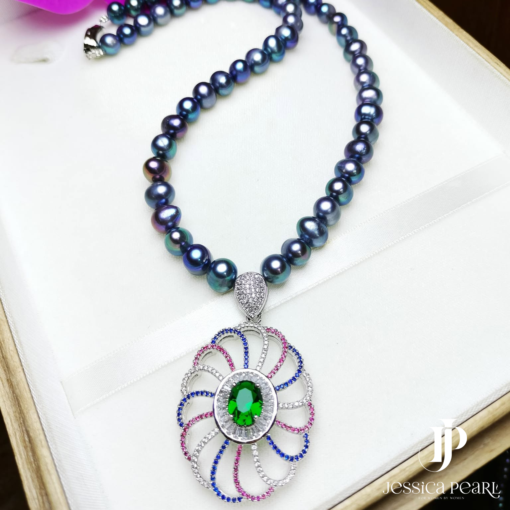  Dây chuyền nữ Midnight Pearl 
