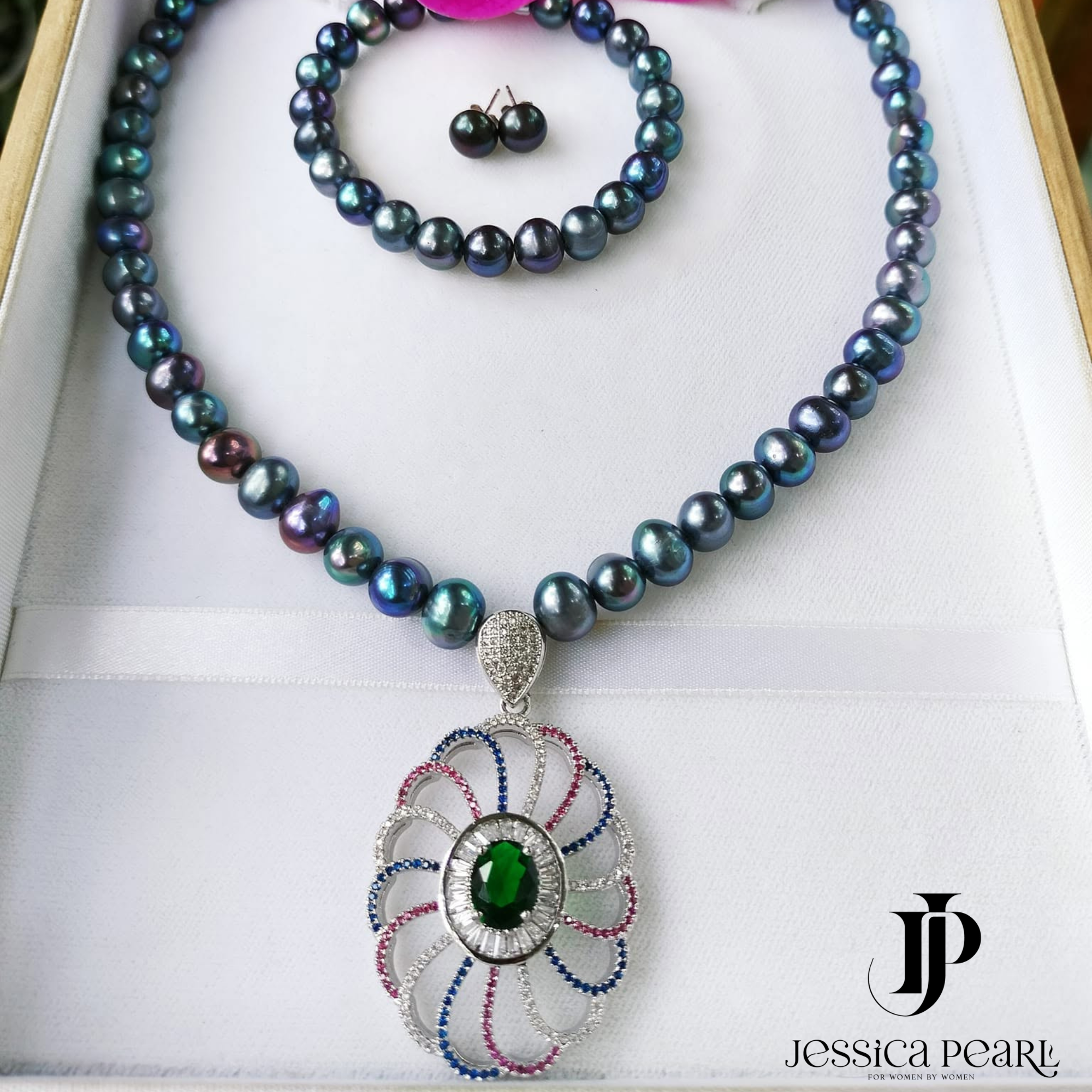  Dây chuyền nữ Midnight Pearl 