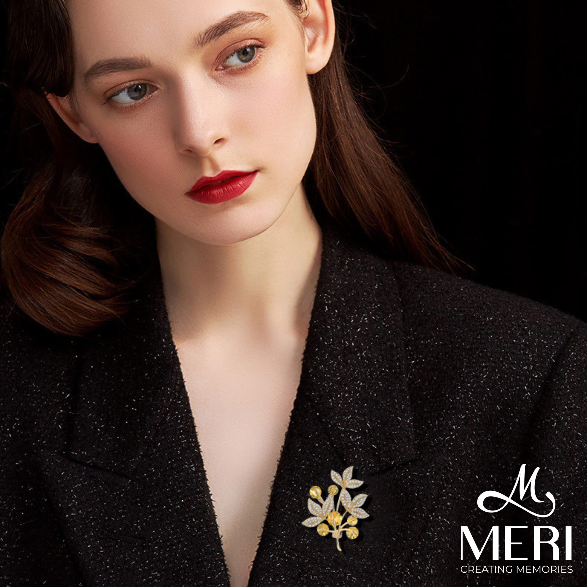  Cài áo cao cấp Leaf & Fruits 