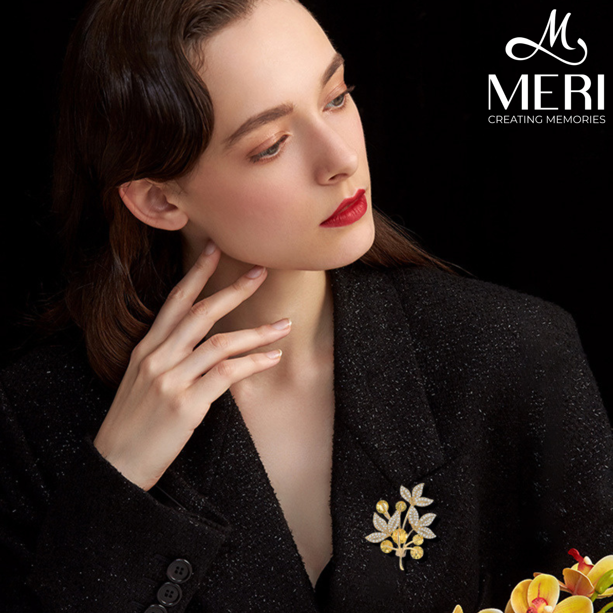  Cài áo cao cấp Leaf & Fruits 