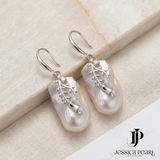  Khuyên tai nữ Baroque Pearl 