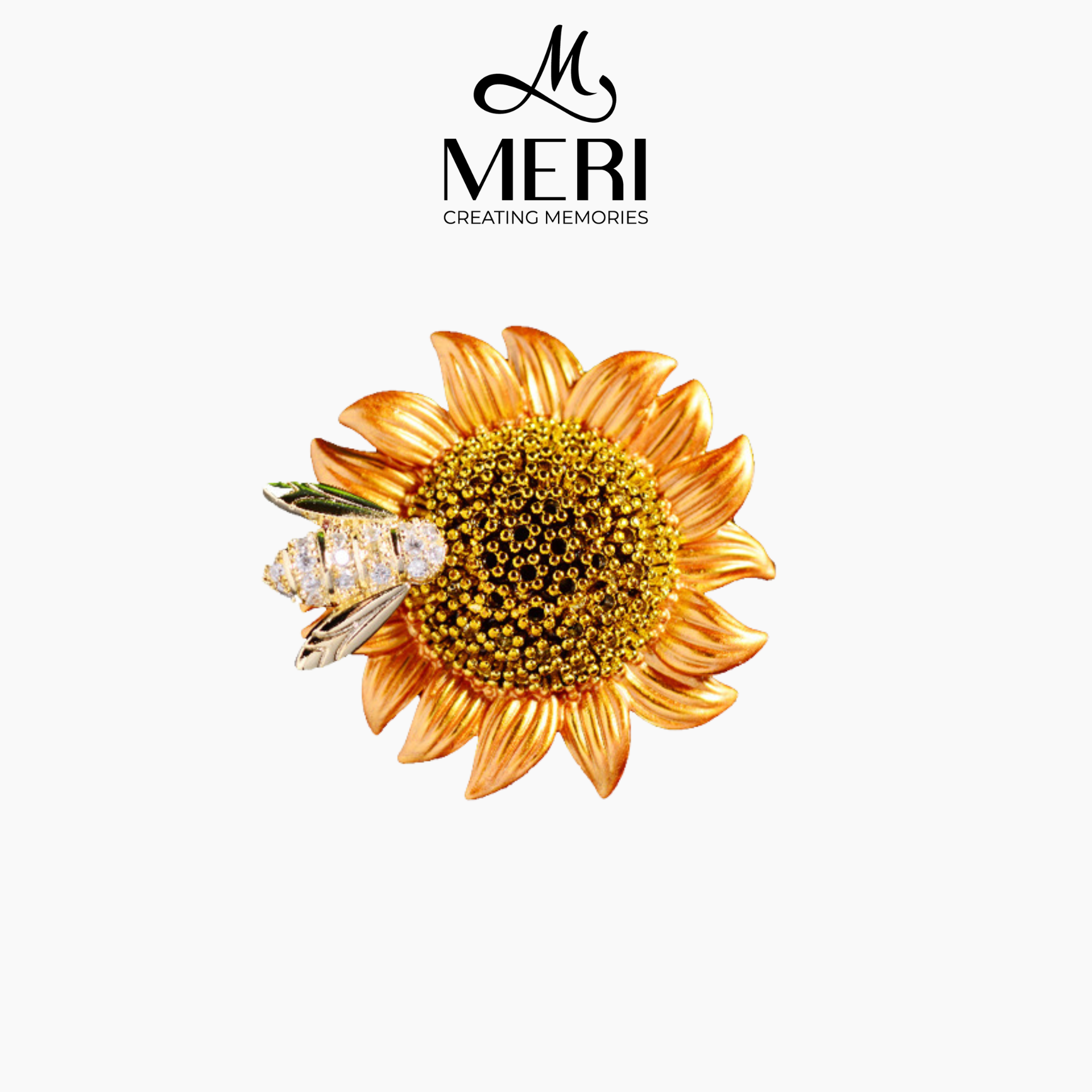  Cài áo Bee & Sunflower 
