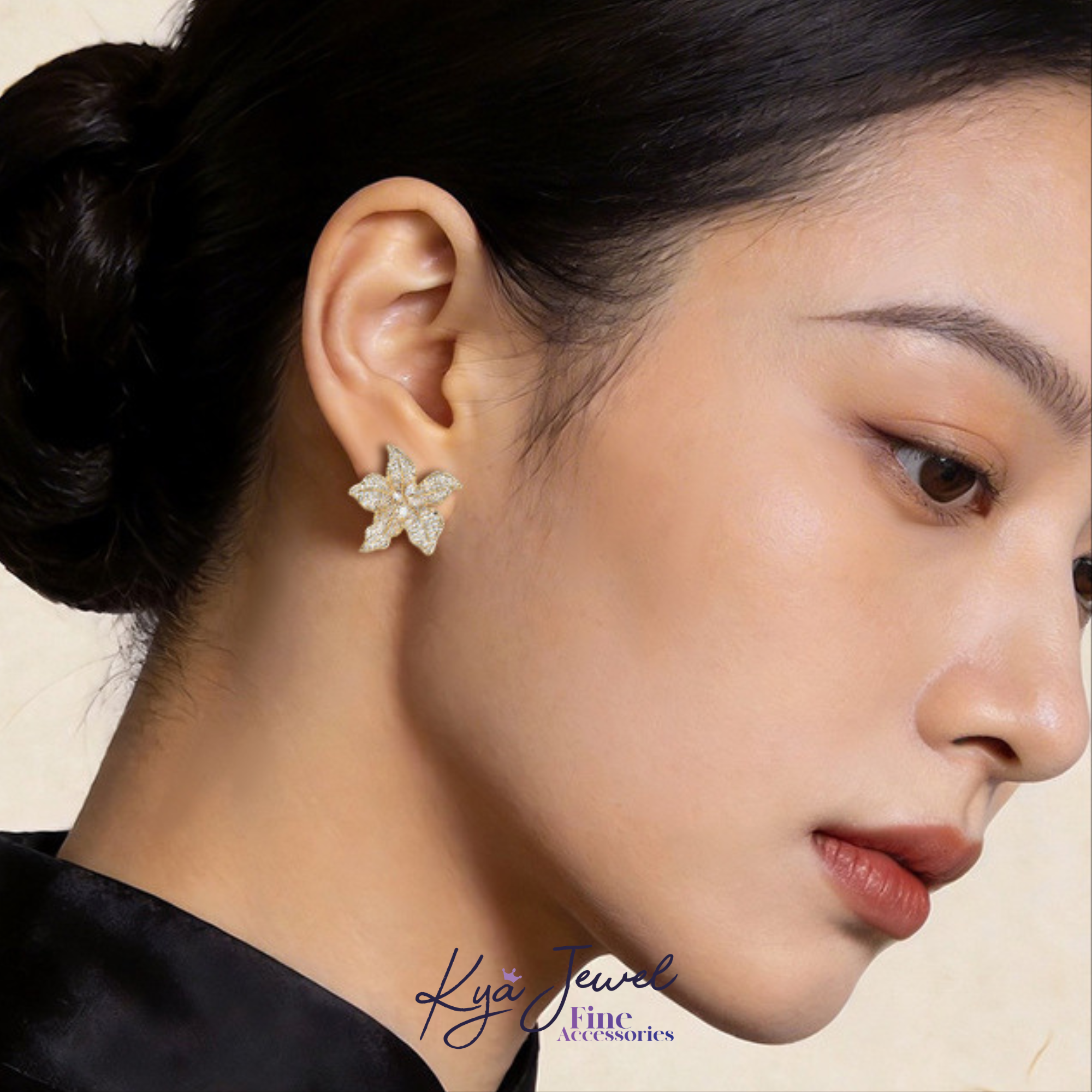  Khuyên tai nữ Sunlit Blossom 