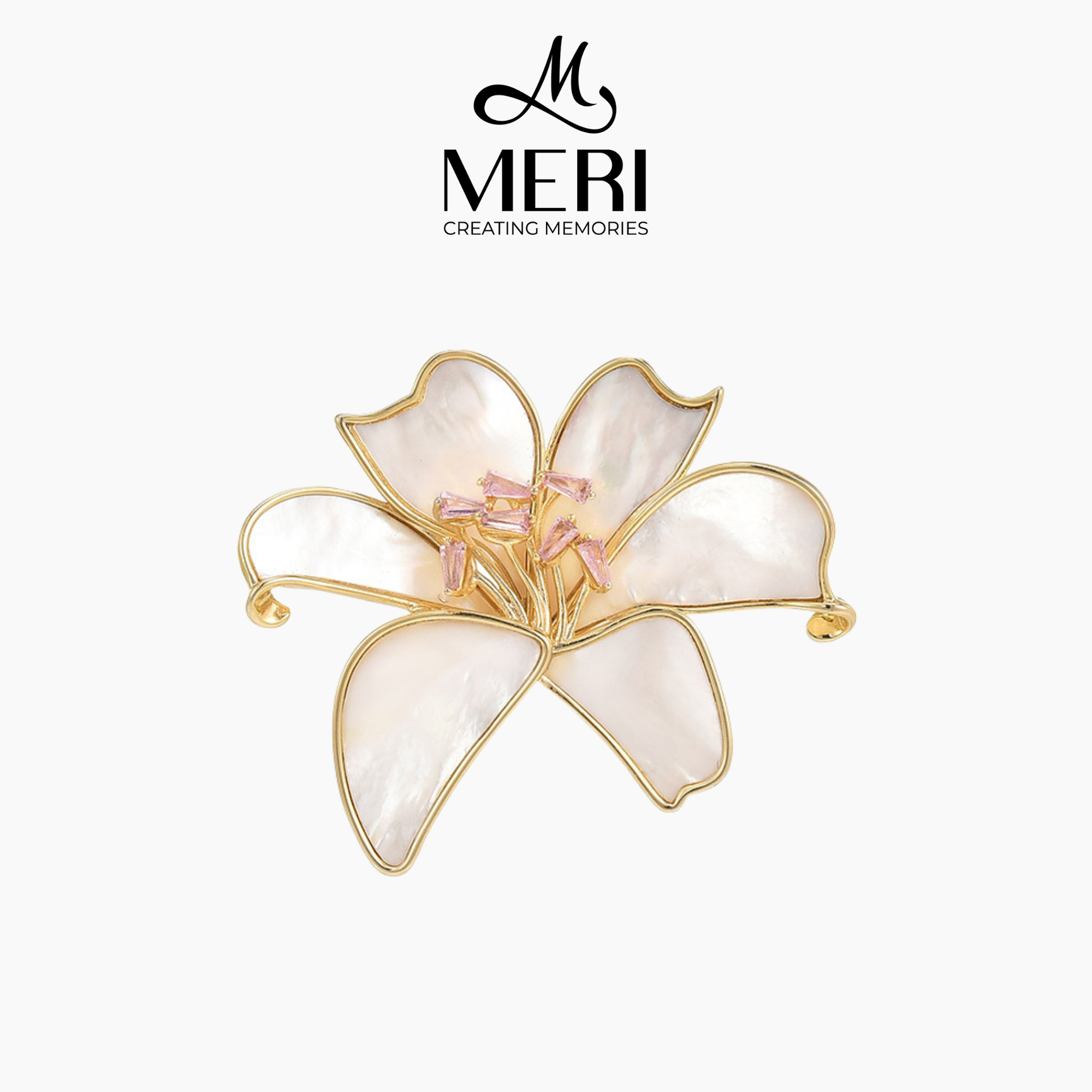  Cài áo Pearlescent Petal 