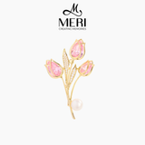  Cài áo Blush Tulip 