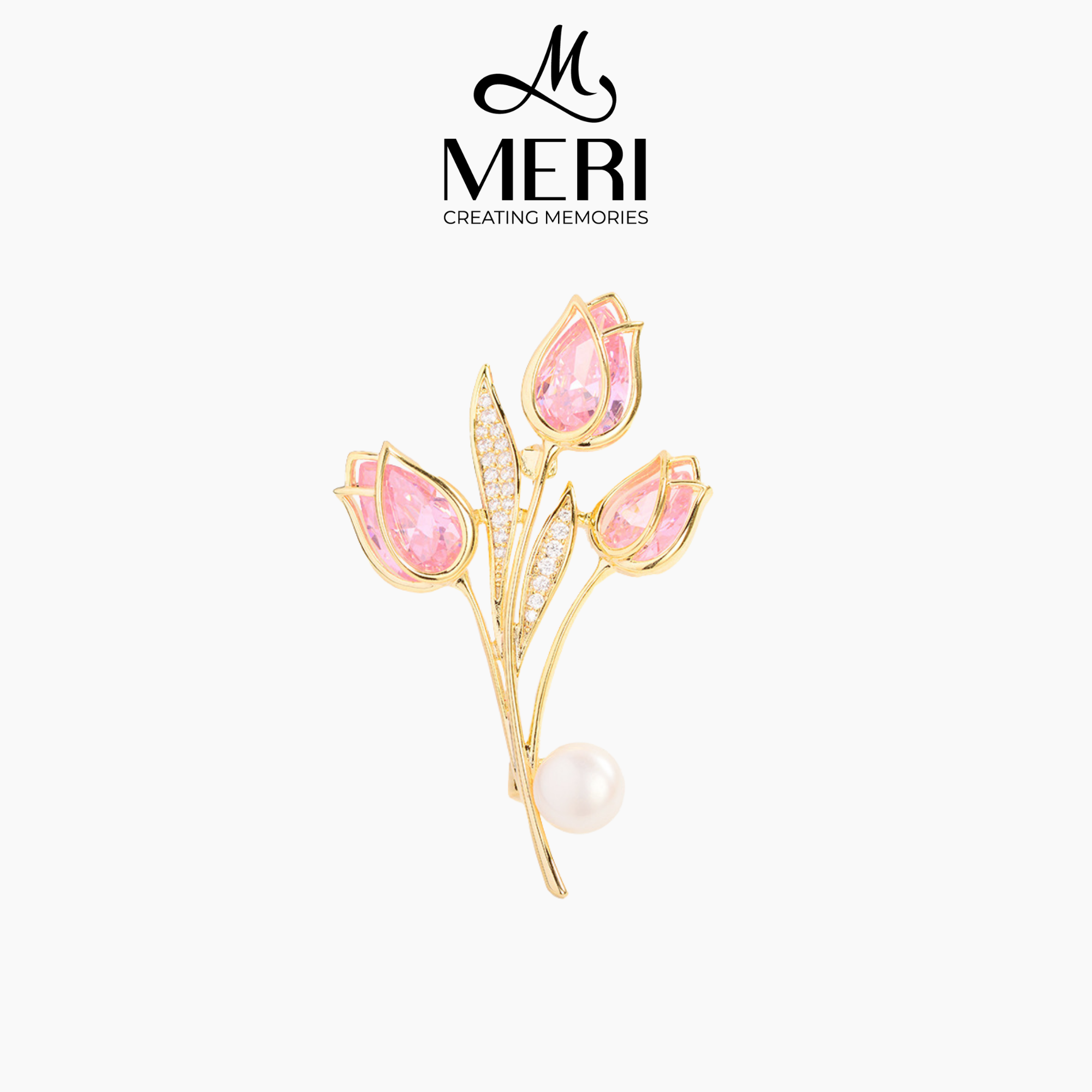  Cài áo Blush Tulip 