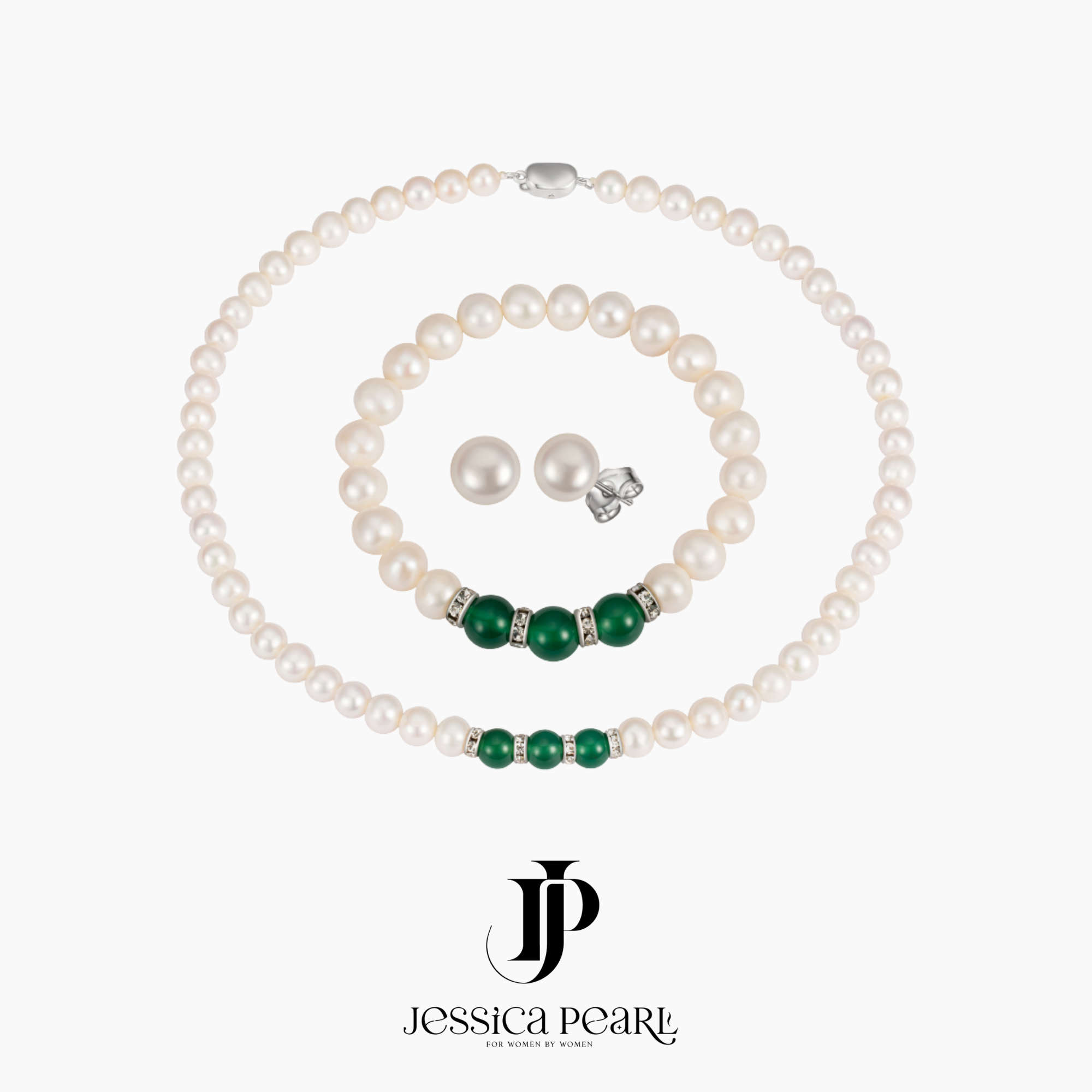  Bộ trang sức nữ ngọc trai Sweet Agate 