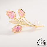  Cài áo Blush Tulip 