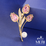  Cài áo Blush Tulip 