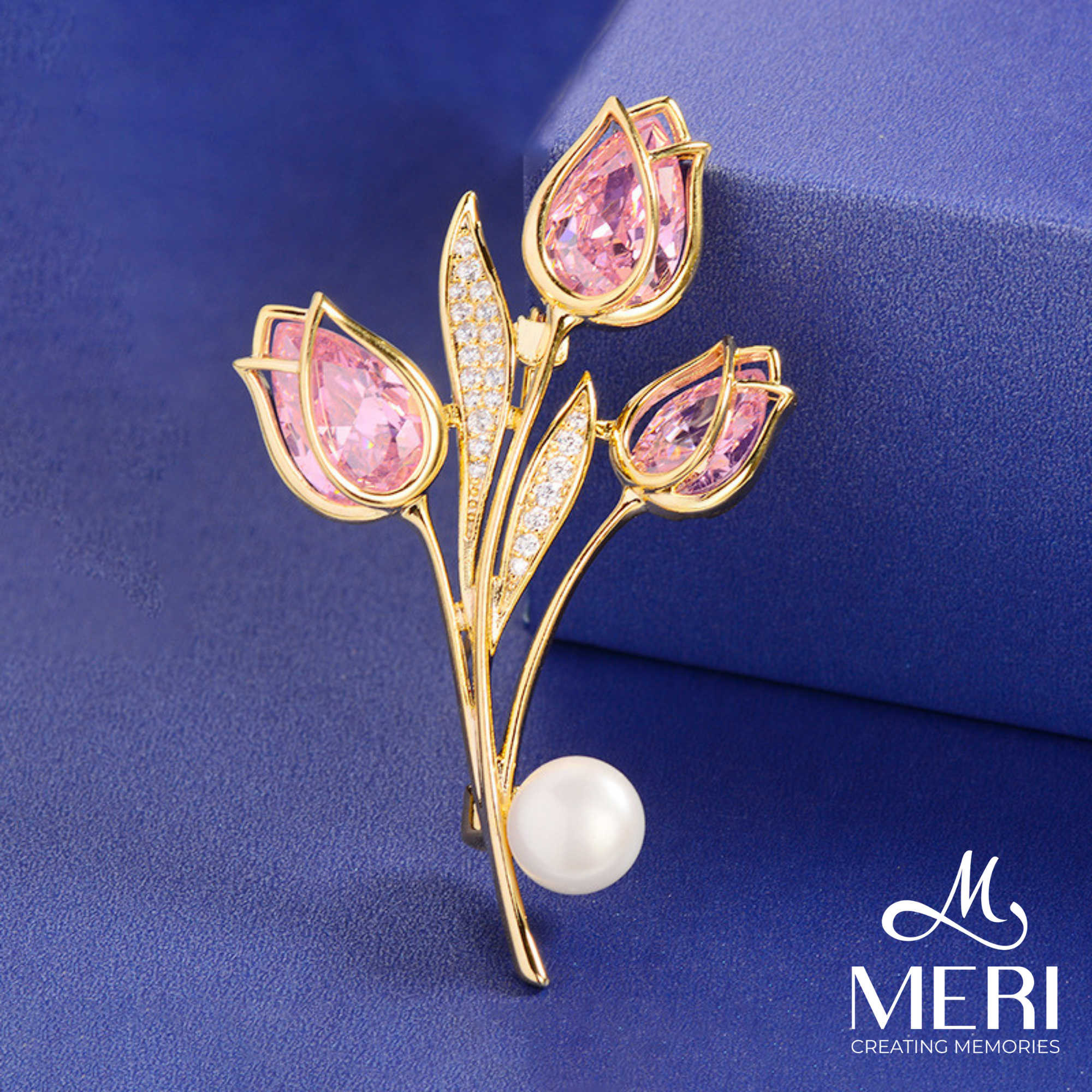  Cài áo Blush Tulip 