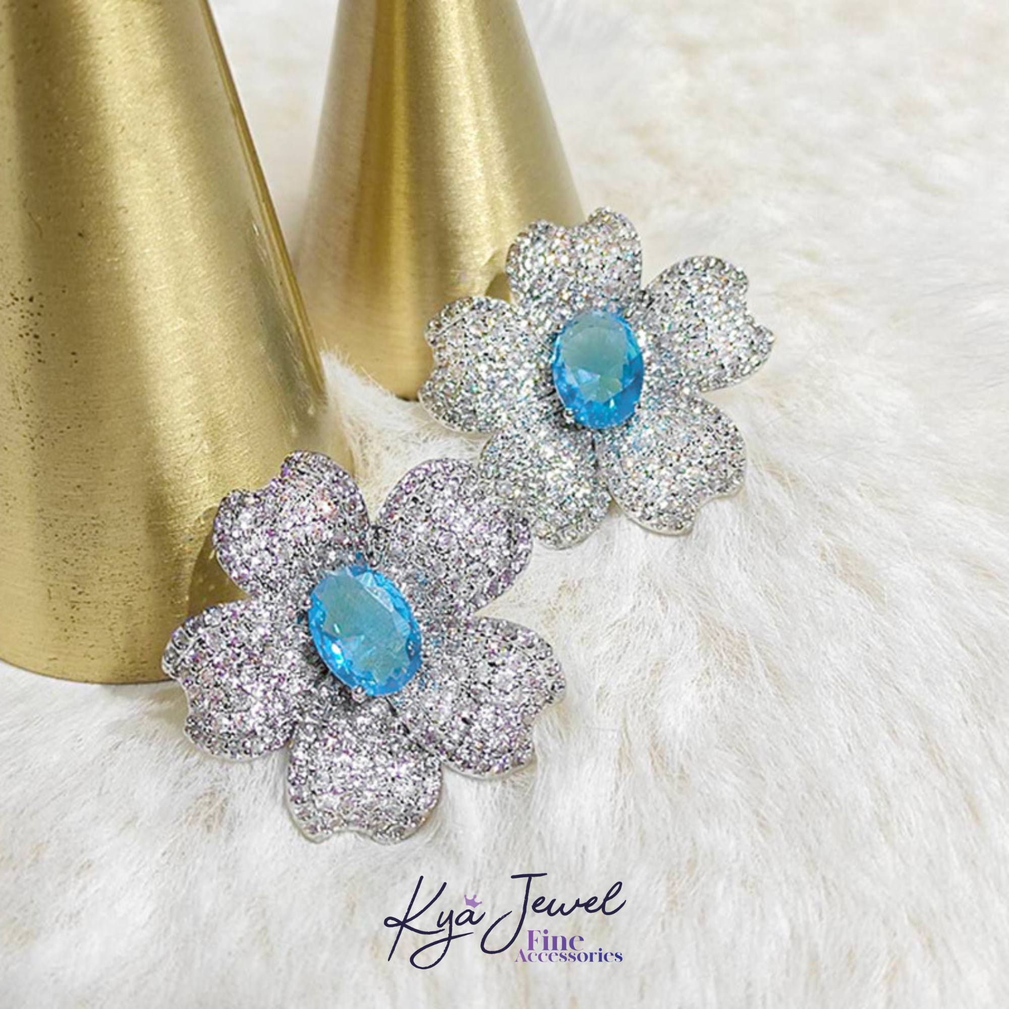  Khuyên tai nữ Azure Dew 