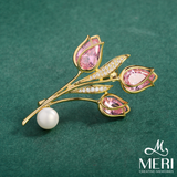  Cài áo Blush Tulip 