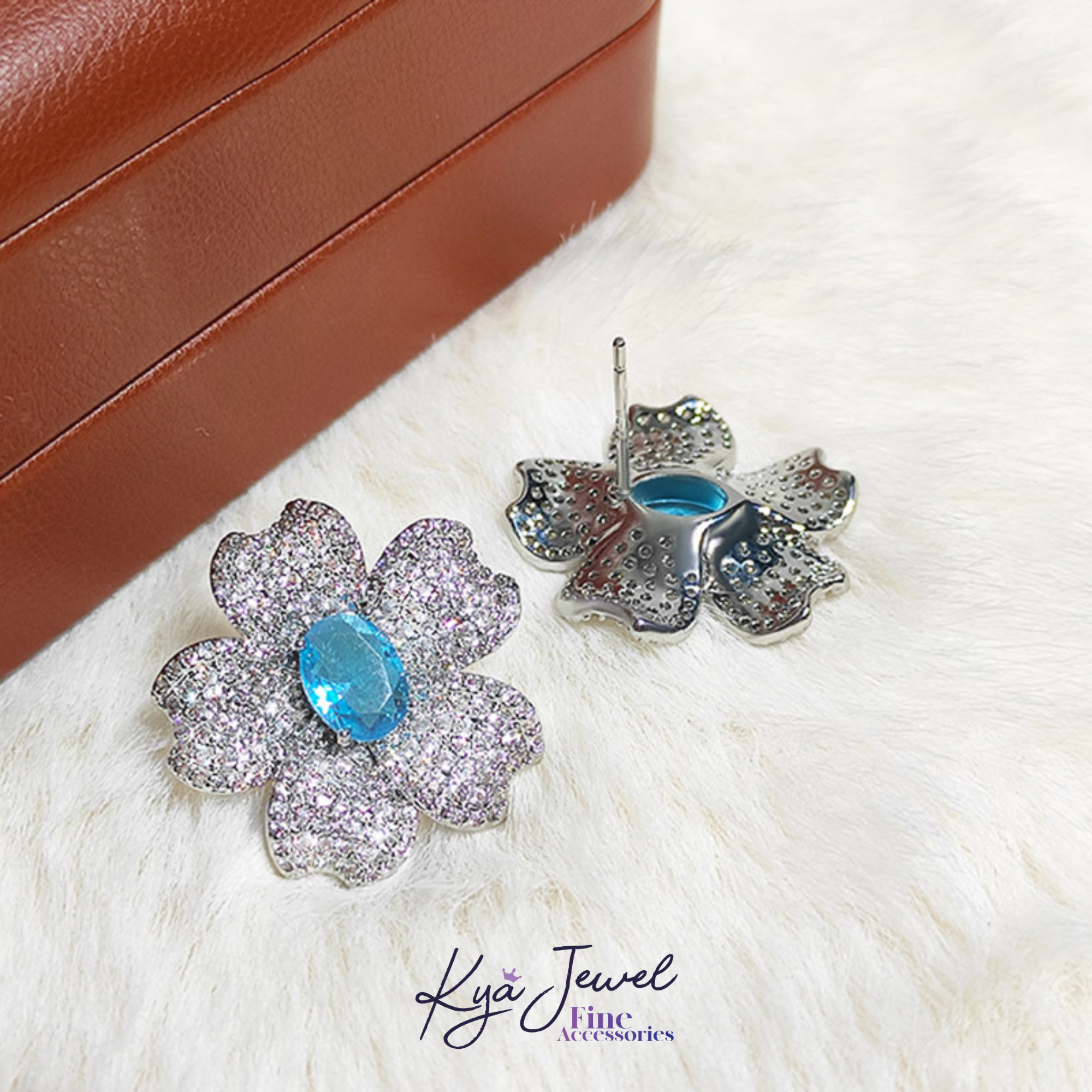  Khuyên tai nữ Azure Dew 