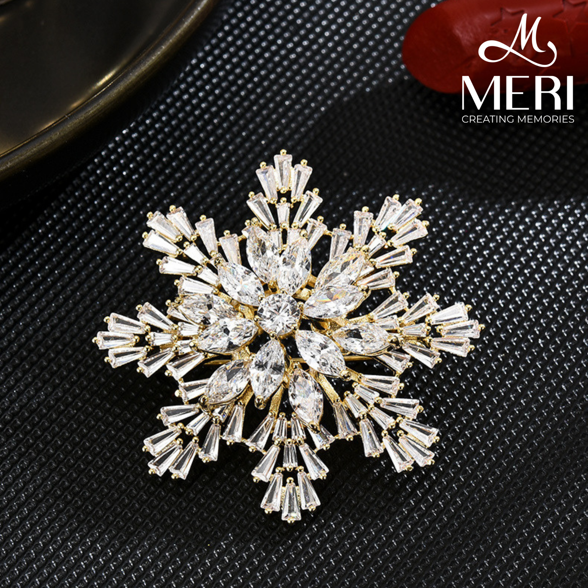  Cài áo Winter Snowflake 