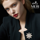  Cài áo Winter Snowflake 