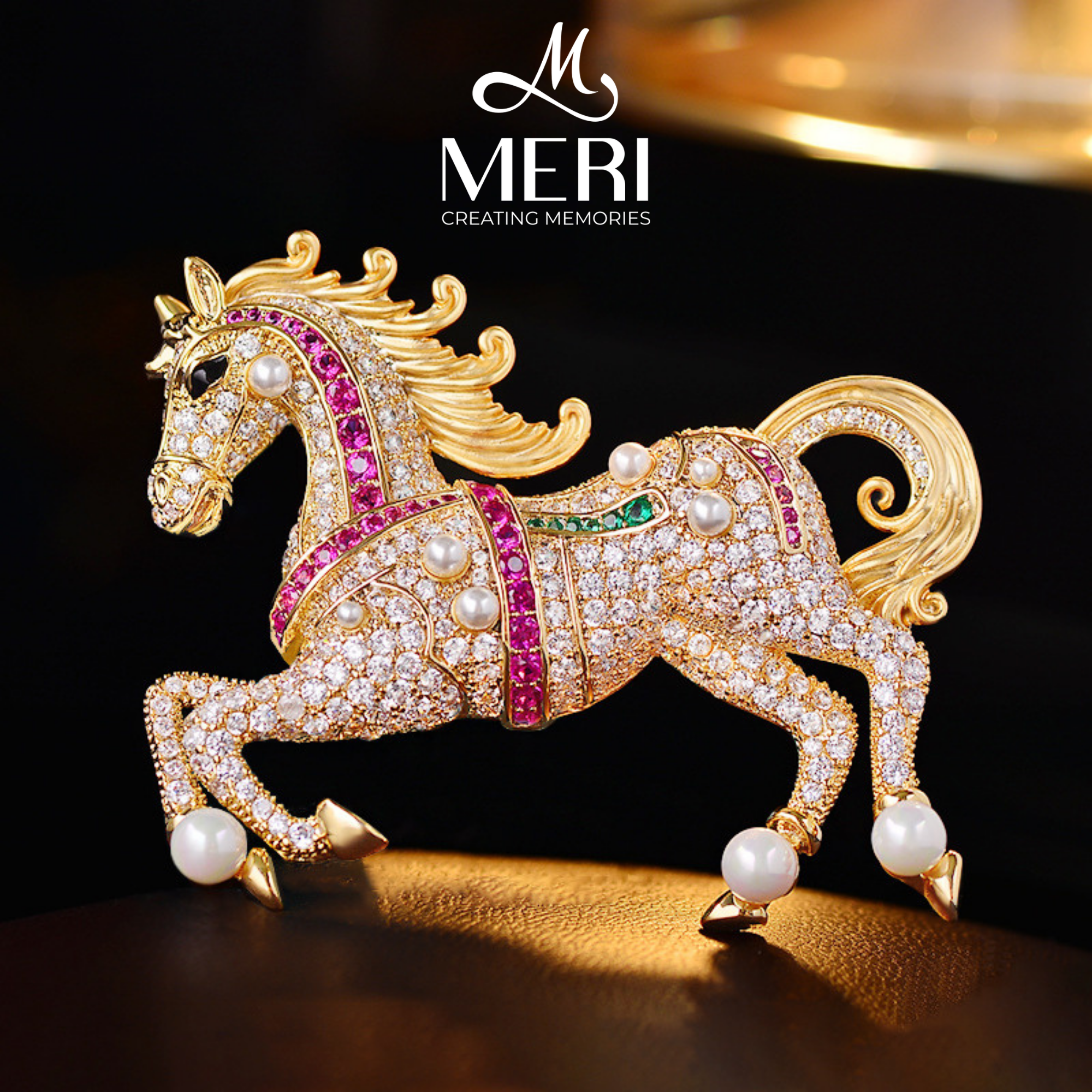  Cài áo Prosperity Horse 