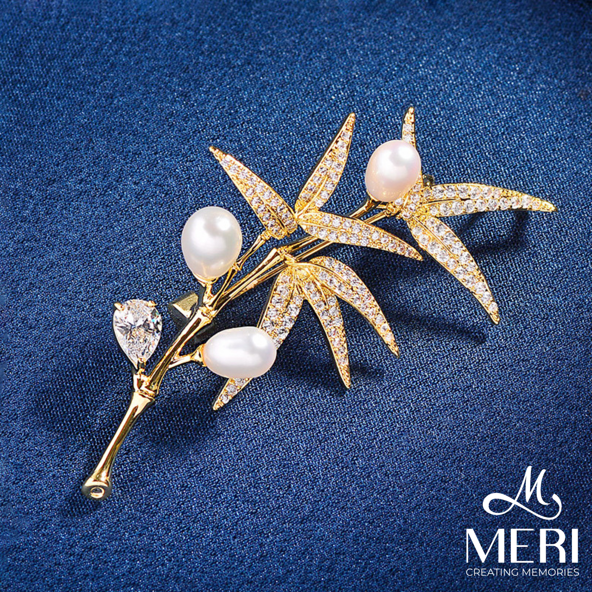  Cài áo Bamboo Pearl 