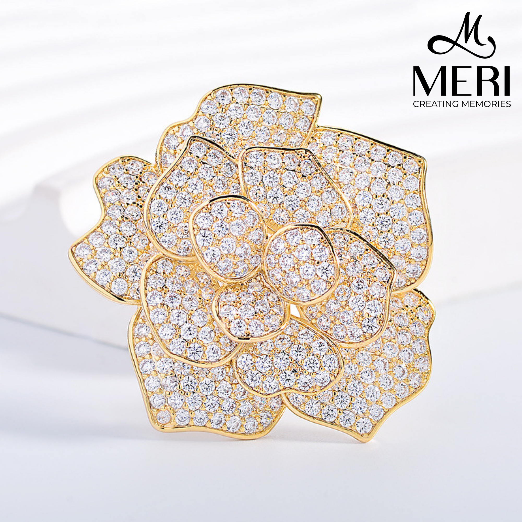  Cài áo Golden Camellia 
