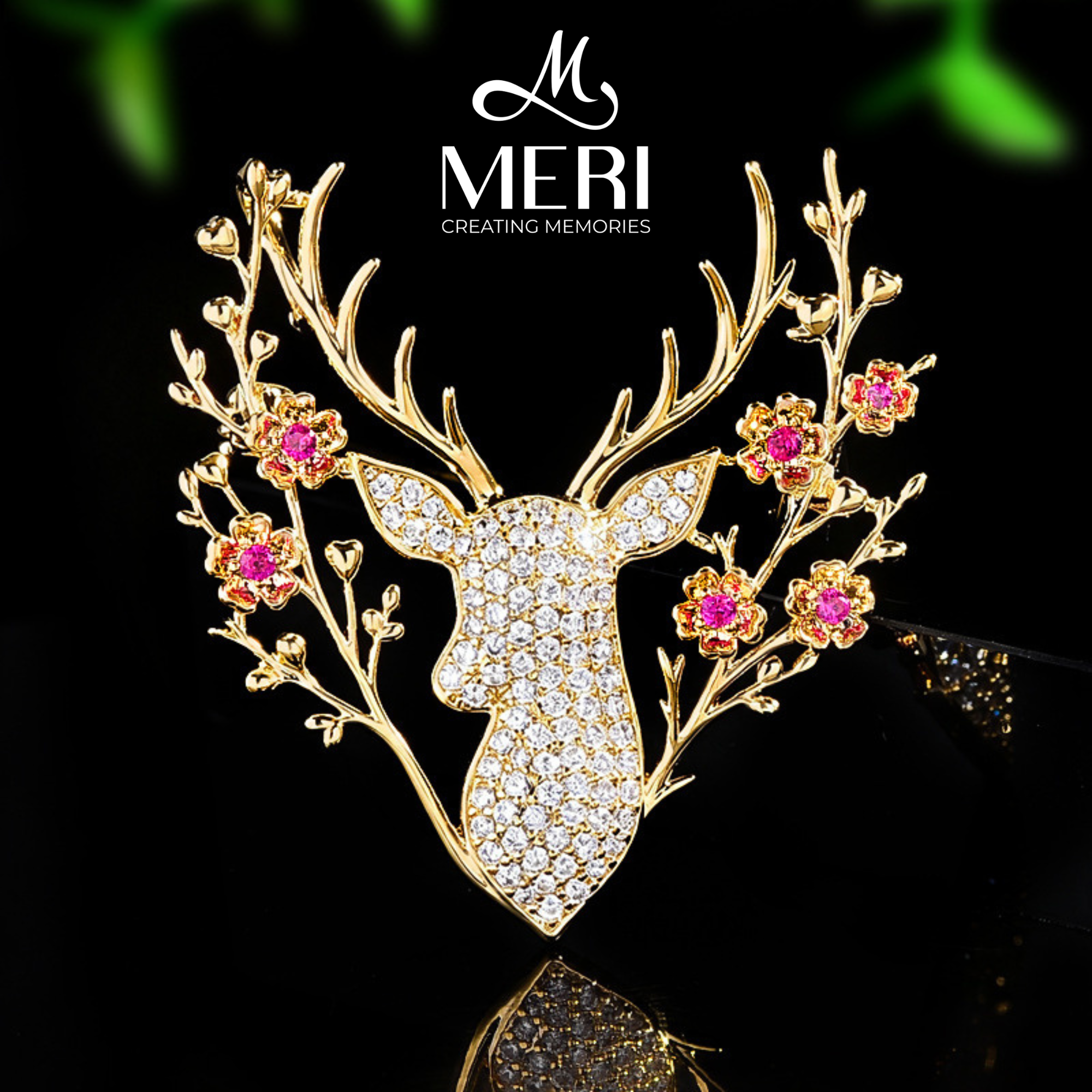  Cài áo Antler Bloom 