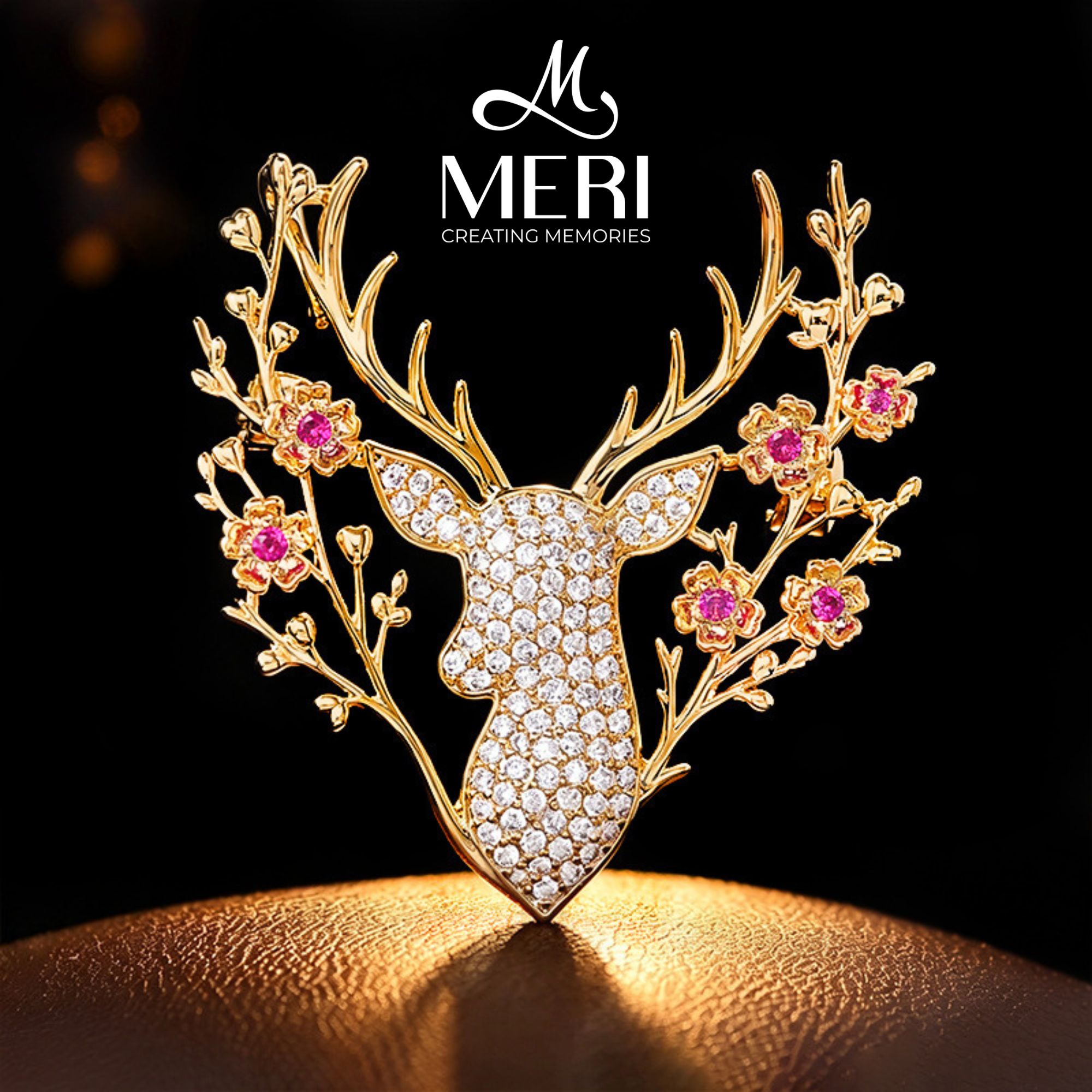  Cài áo Antler Bloom 