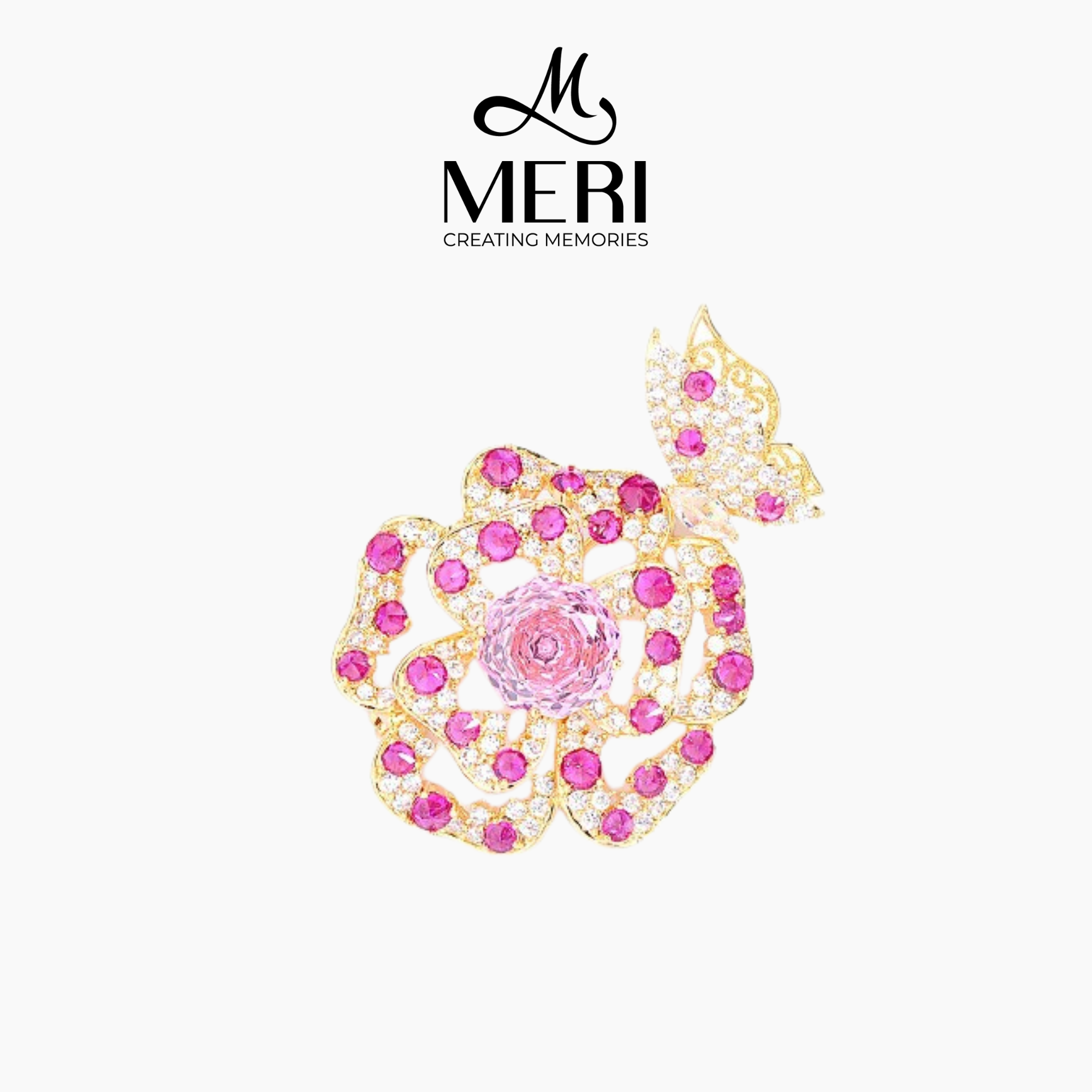  Cài áo Blush Butterfly 