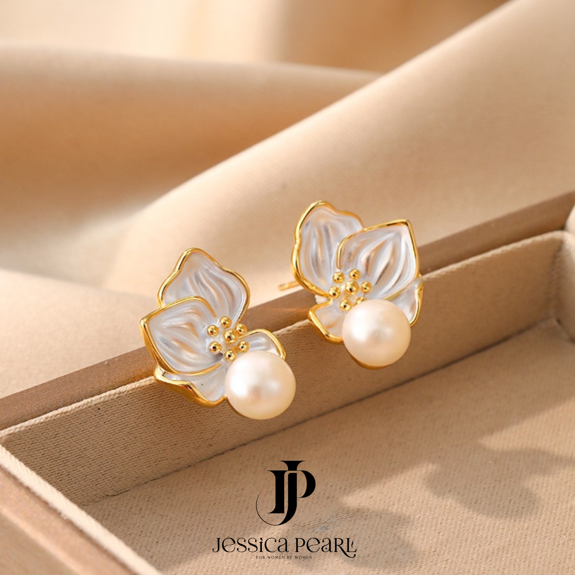  Khuyên tai nữ Golden Stamen 