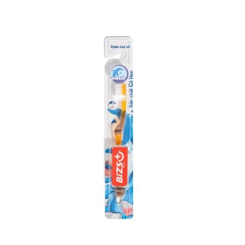 [MUA 2 TẶNG 1] DBO0177 - Bộ 02 bàn chải trẻ em Kid cá heo tặng 01 bàn chải Kid cá heo