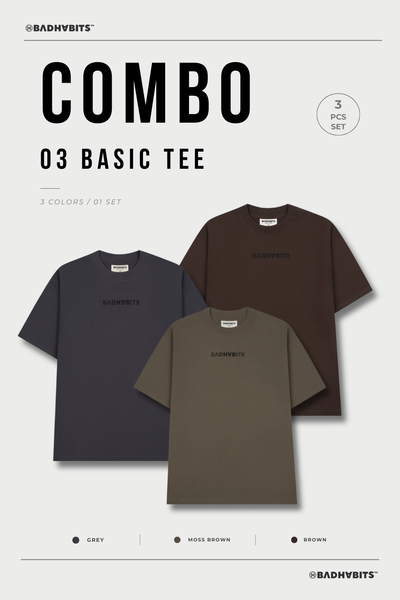 [COMBO 3 ÁO - SIZE XS] ÁO THUN CLASSIC REGULAR TEE