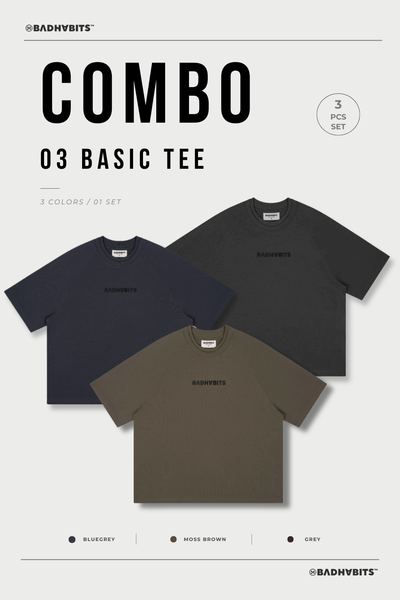 [COMBO 3 ÁO - SIZE M] ÁO THUN CLASSIC BOXY TEE