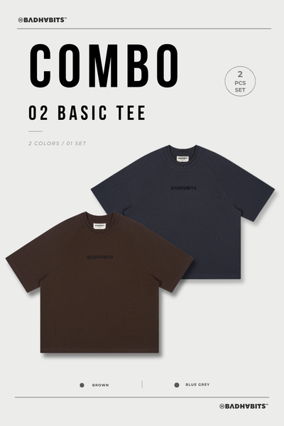 [COMBO 2 ÁO - SIZE M] ÁO THUN CLASSIC BOXY TEE