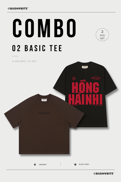 [COMBO 2 ÁO - SIZE M] ÁO THUN CLASSIC TEE / HONGHAINHI TEE