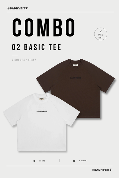 [COMBO 2 ÁO - SIZE L]  ÁO THUN CLASSIC BOXY TEE