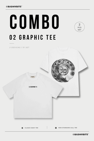 [COMBO 2 ÁO - SIZE L] ÁO THUN CLASSIC BOXY / NON STANDARD CALL TEE