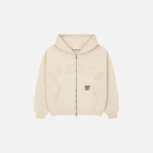 ÁO KHOÁC WARU BOXY HOODIE ZIP