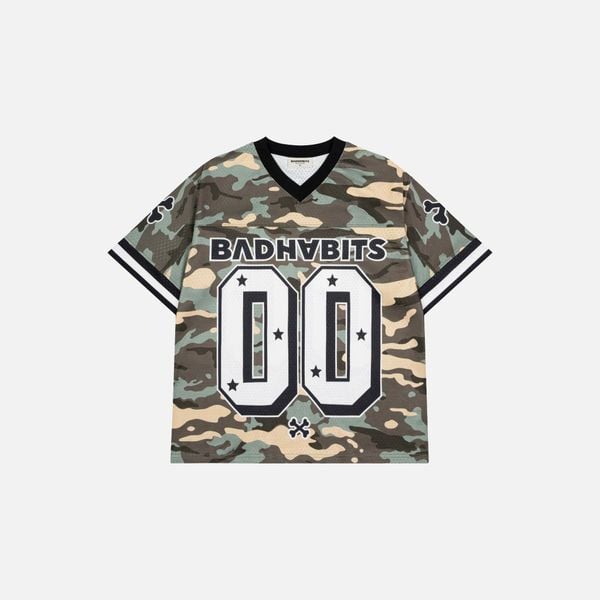 ÁO THUN CAMO DOUBLE ZERO BOXY JERSEY