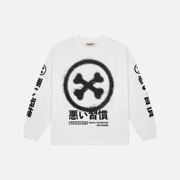 ÁO THUN WASHU LOVE BOXY LONG SLEEVES