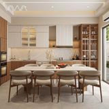  Bộ bàn ghế ăn hiện đại Bắc Âu Olendo 