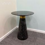  Bàn tab sofa mặt nón - Bàn trà phụ đá cẩm thạch 