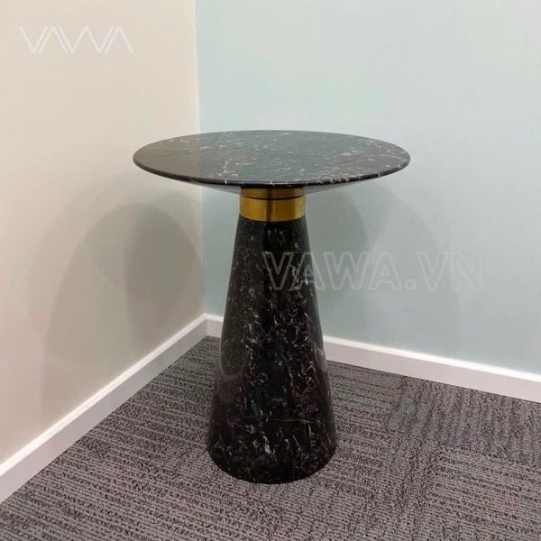 Bàn tab sofa mặt nón - Bàn trà phụ đá cẩm thạch