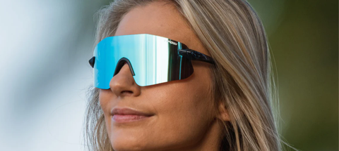 VOGEL SL | CRYSTAL SMOKE - Tròng Gương Bright Blue