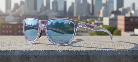 SWANK S | CRYSTAL PURPLE - Tròng Tráng Gương Baby Blue