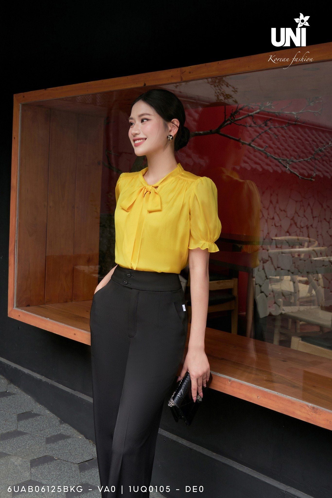 Áo sơ mi 6UAB06125BKG