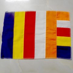 Lá cờ Phật giáo, cờ Ngũ sắc treo đình chùa Mừng lễ Phật đản - Nhiều cỡ