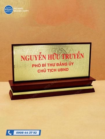 BẢNG CHỨC DANH GỖ ĐỒNG 