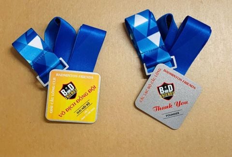  HUY CHƯƠNG TẠO HÌNH TÙY CHỈNH - BADMINTON FRIENDS 