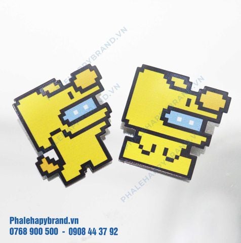  Huy Hiệu Inox In UV 